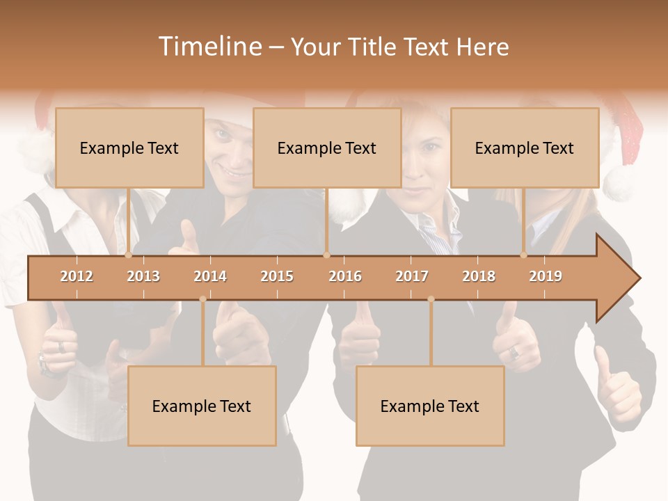 Man Isolated Female PowerPoint Template