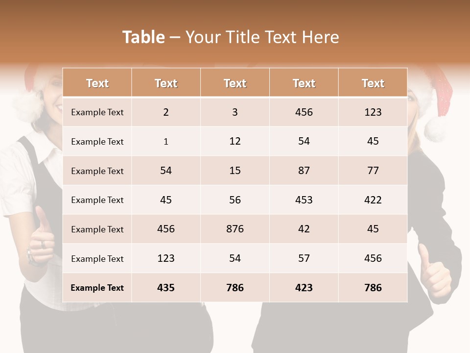Man Isolated Female PowerPoint Template