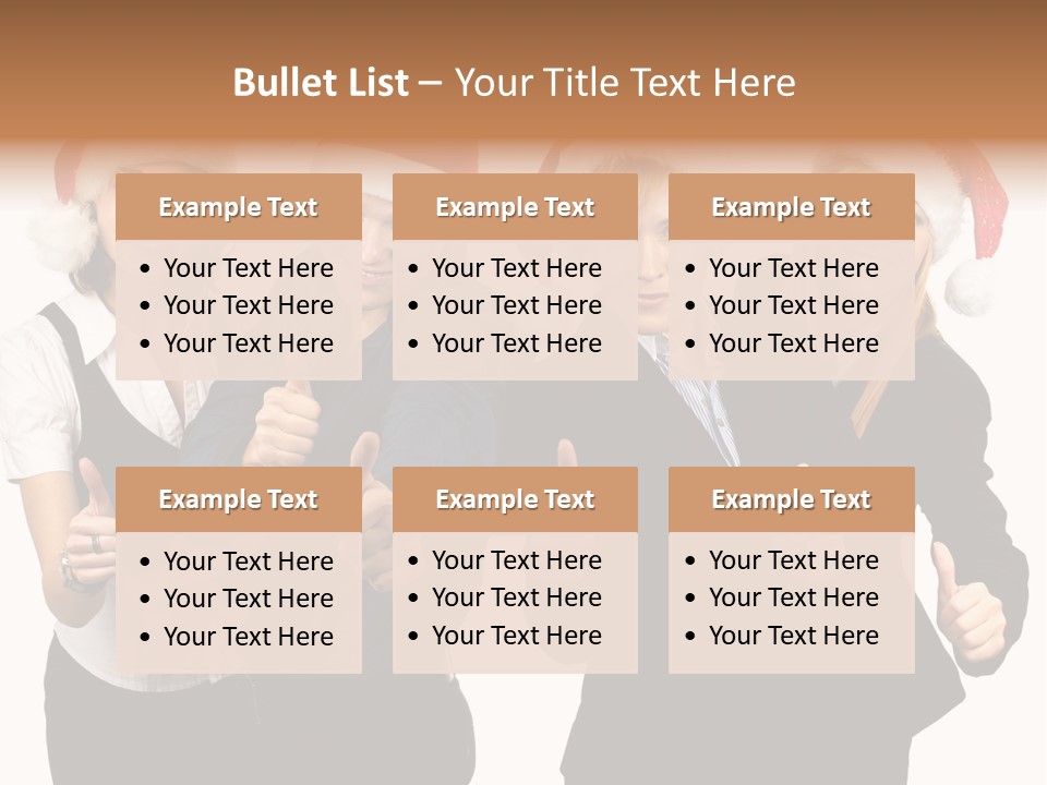 Man Isolated Female PowerPoint Template