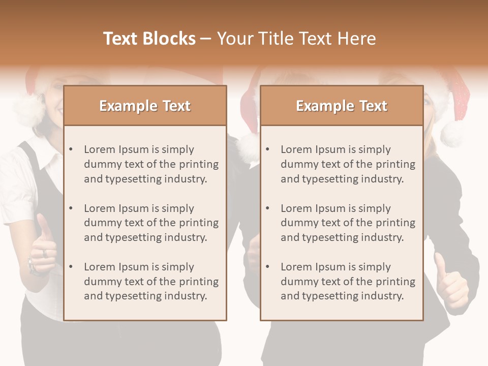 Man Isolated Female PowerPoint Template