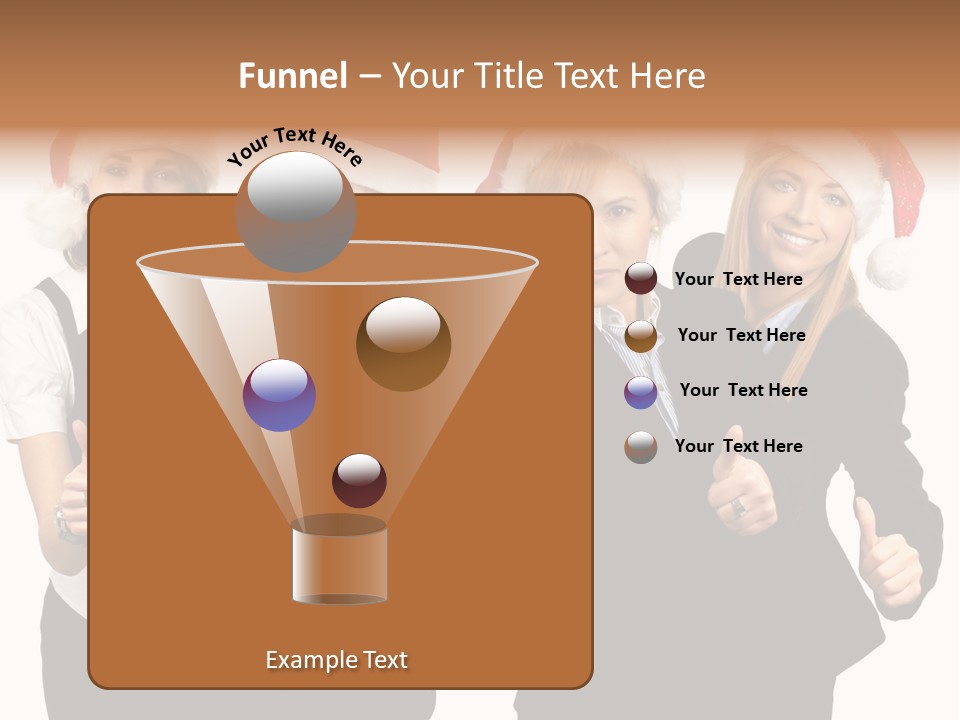 Man Isolated Female PowerPoint Template