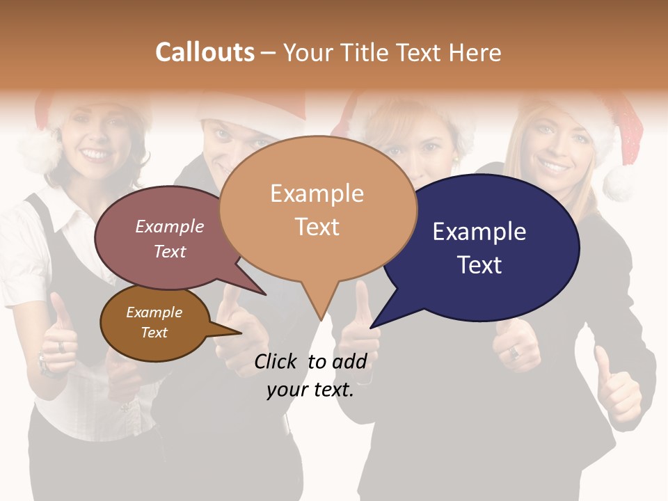 Man Isolated Female PowerPoint Template