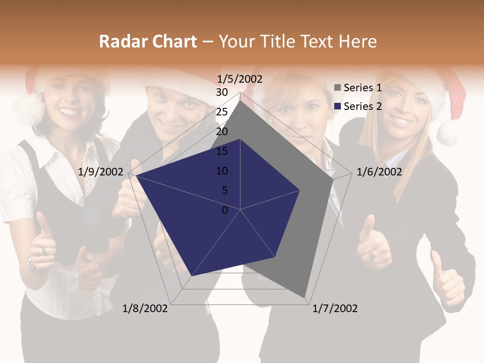 Man Isolated Female PowerPoint Template