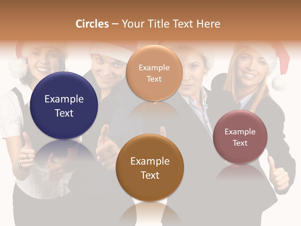 Man Isolated Female PowerPoint Template