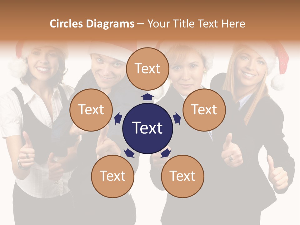 Man Isolated Female PowerPoint Template