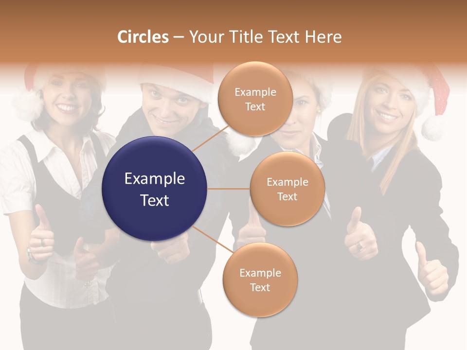 Man Isolated Female PowerPoint Template