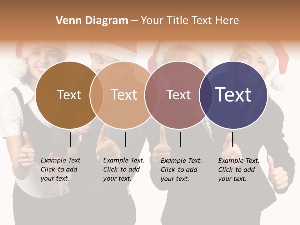 Man Isolated Female PowerPoint Template