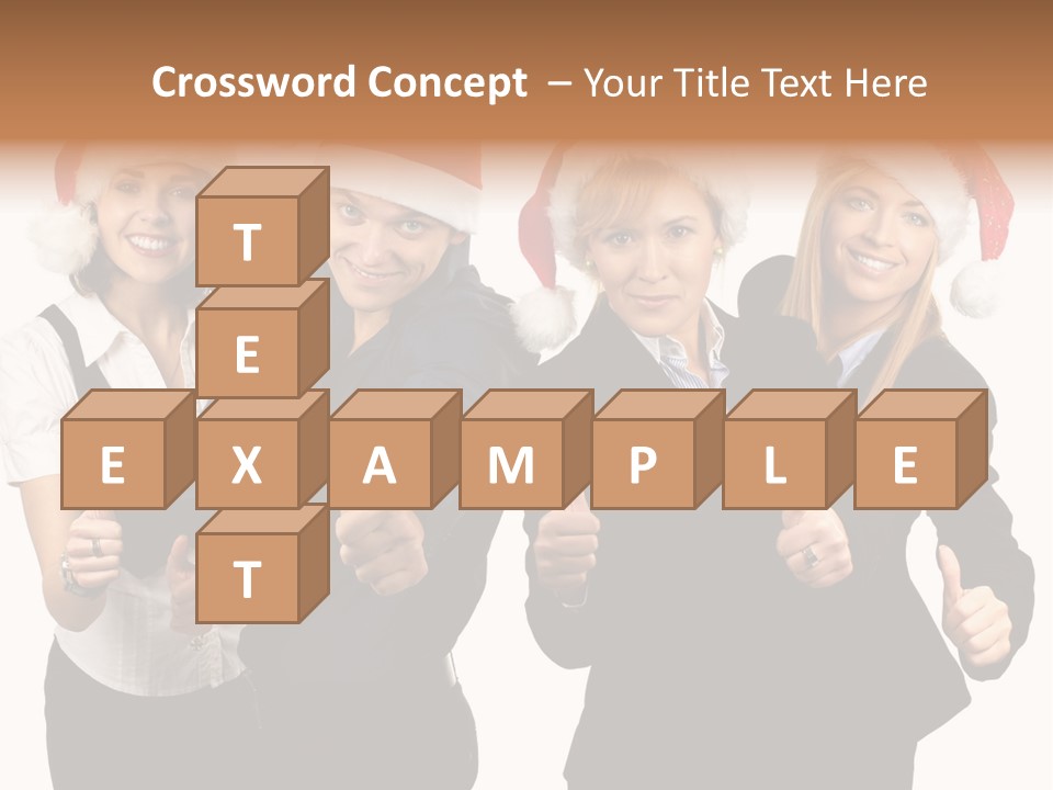 Man Isolated Female PowerPoint Template