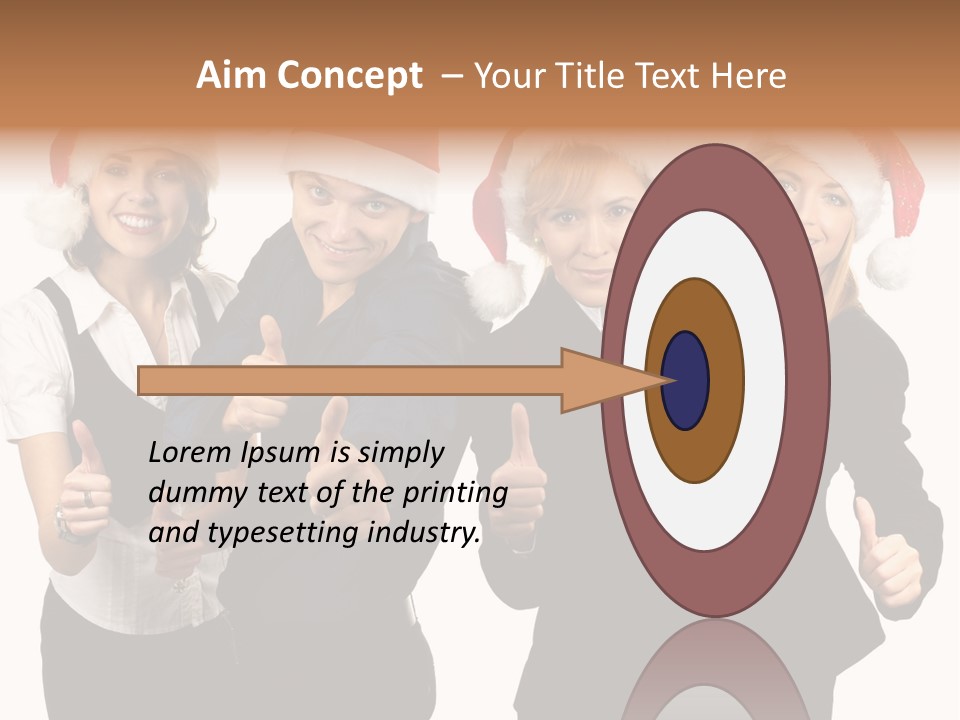 Man Isolated Female PowerPoint Template