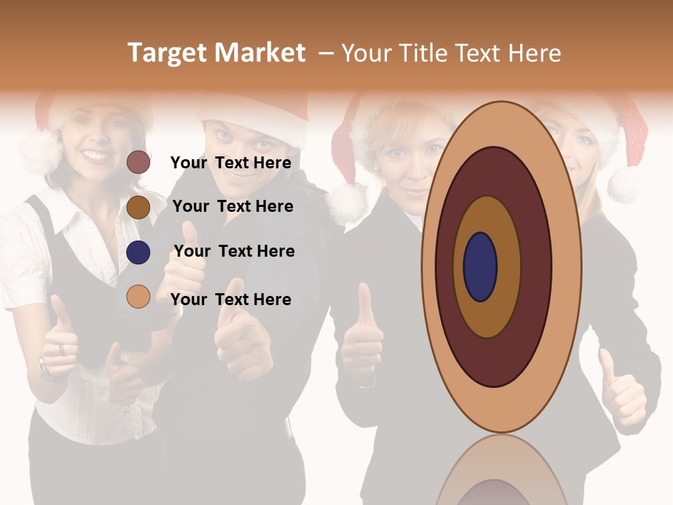 Man Isolated Female PowerPoint Template