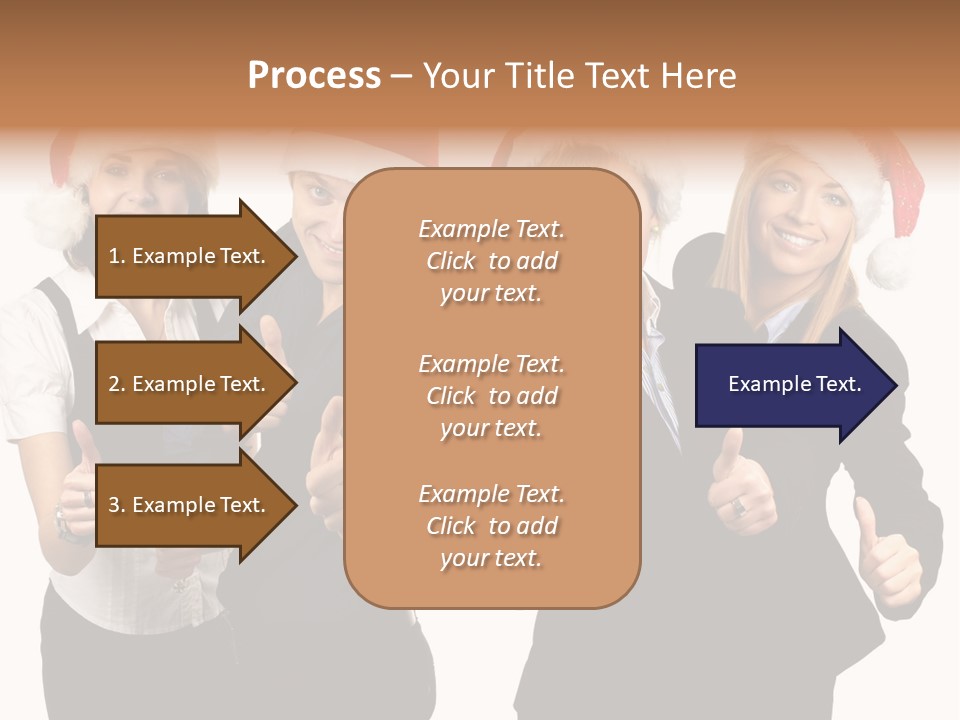 Man Isolated Female PowerPoint Template