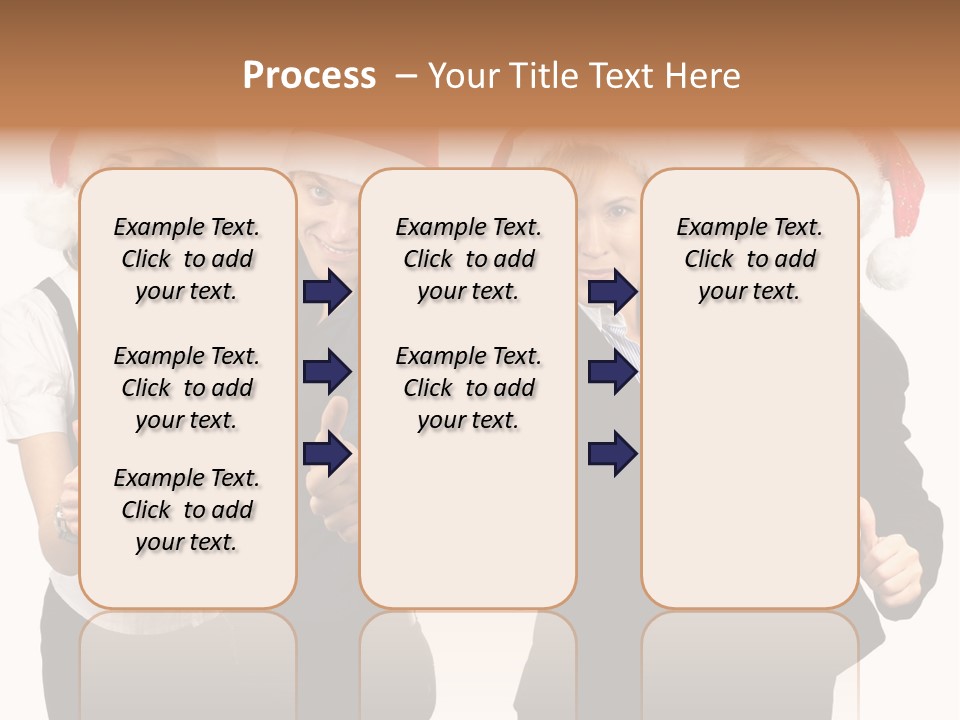 Man Isolated Female PowerPoint Template