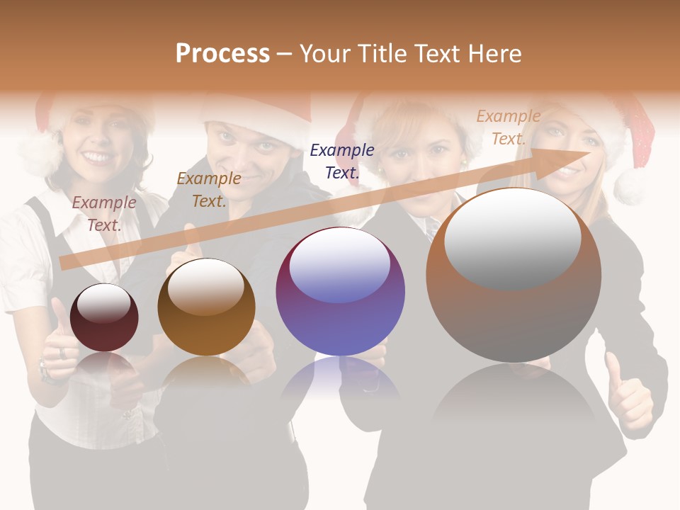Man Isolated Female PowerPoint Template
