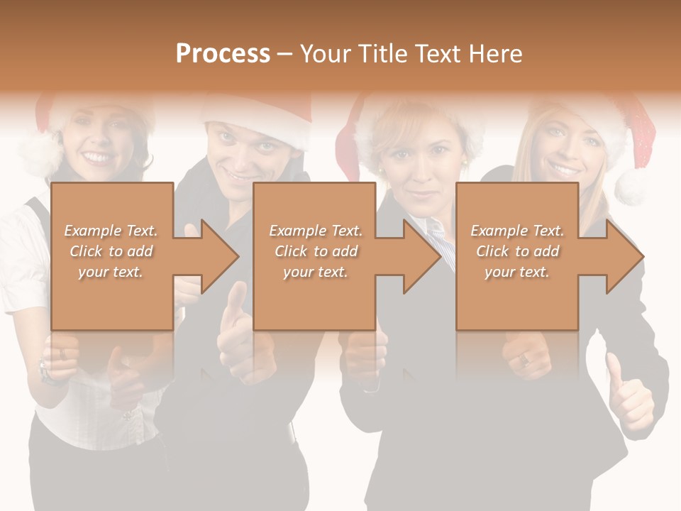 Man Isolated Female PowerPoint Template