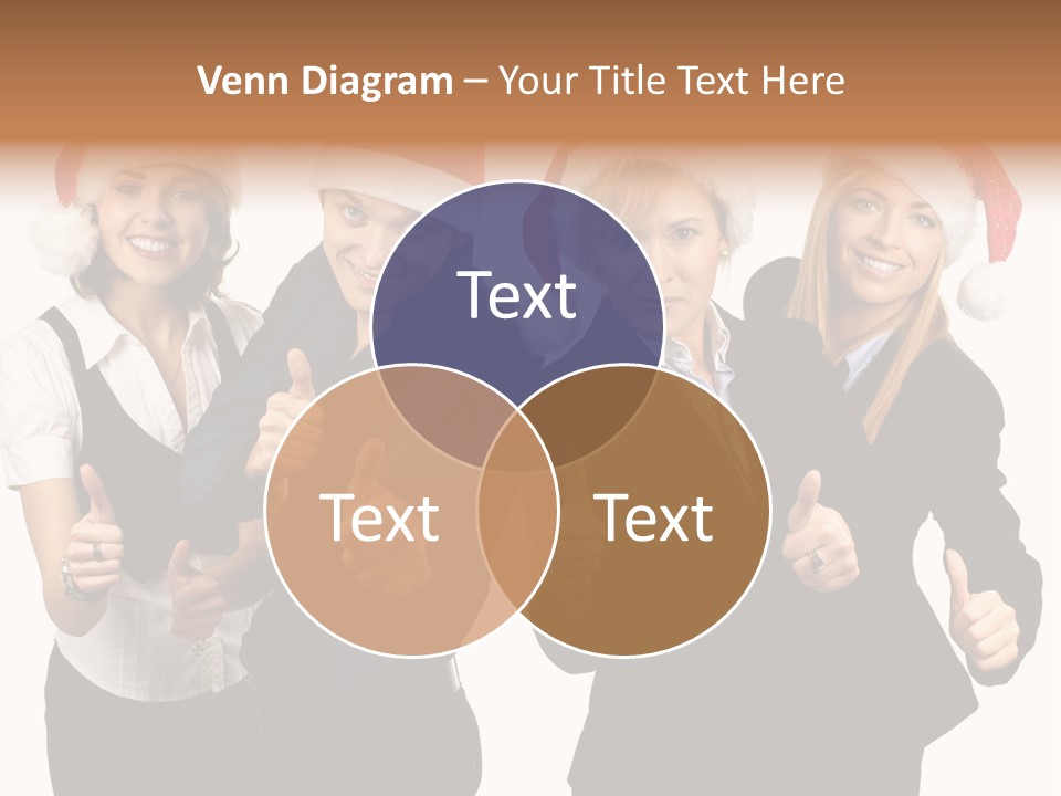 Man Isolated Female PowerPoint Template