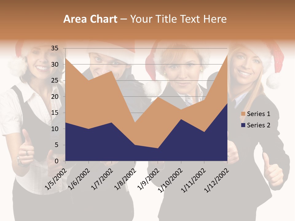 Man Isolated Female PowerPoint Template