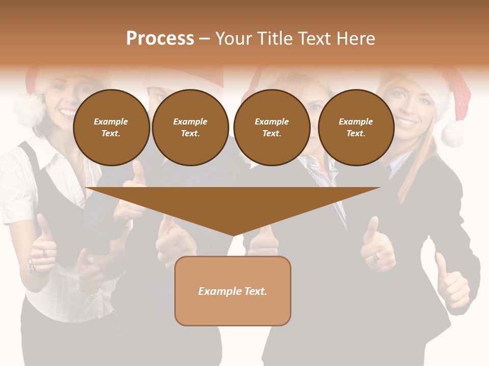 Man Isolated Female PowerPoint Template
