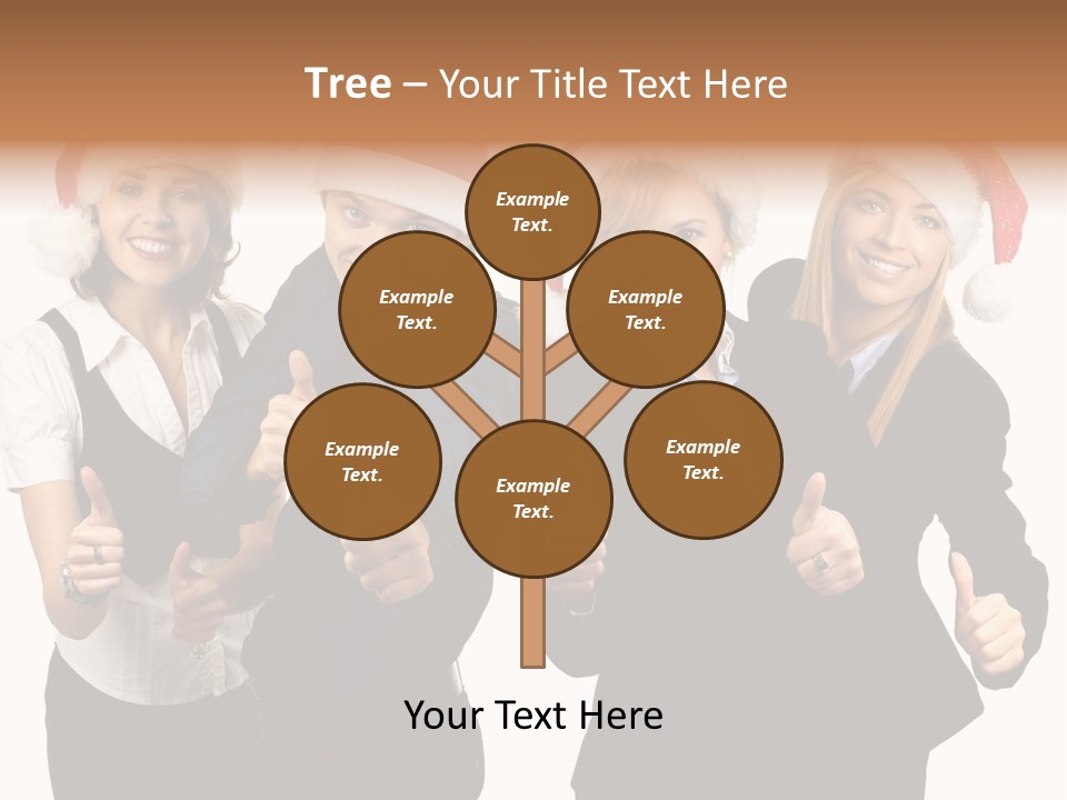 Man Isolated Female PowerPoint Template