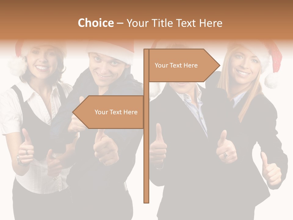 Man Isolated Female PowerPoint Template