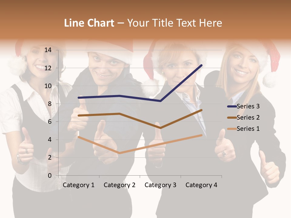 Man Isolated Female PowerPoint Template