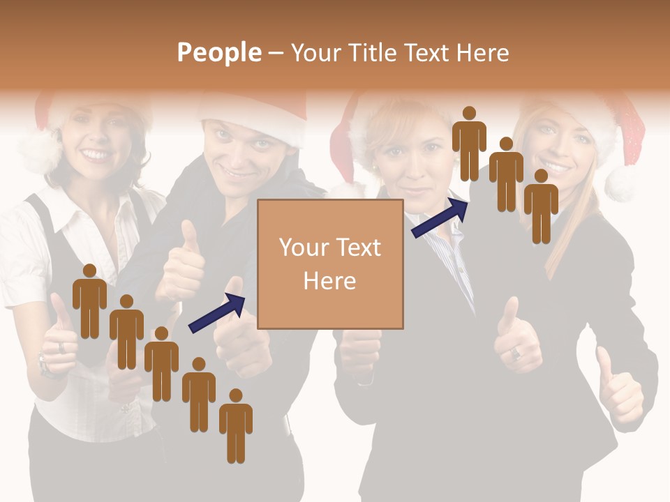 Man Isolated Female PowerPoint Template