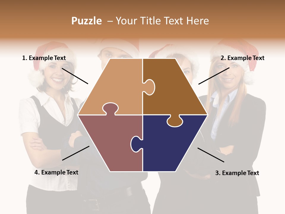 Team Attractive Teamwork PowerPoint Template