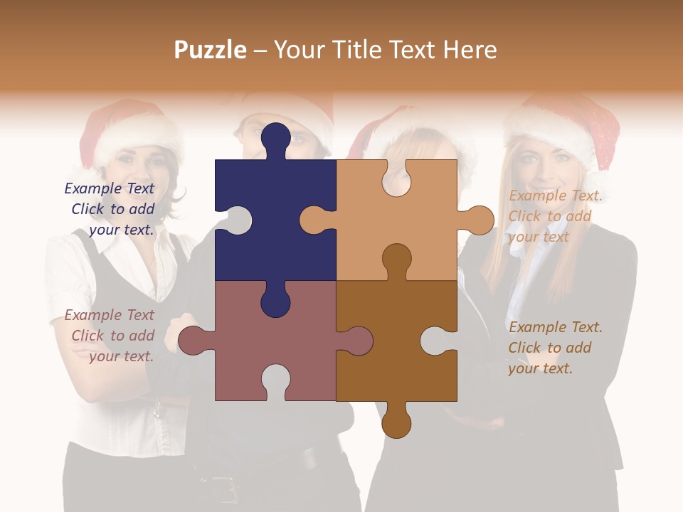 Team Attractive Teamwork PowerPoint Template