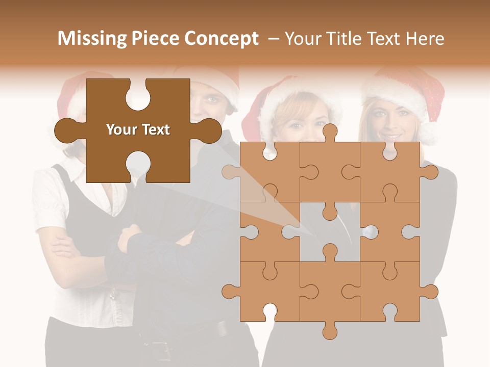 Team Attractive Teamwork PowerPoint Template