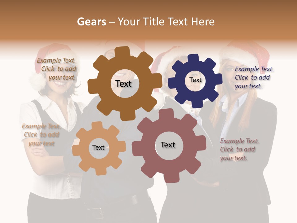 Team Attractive Teamwork PowerPoint Template