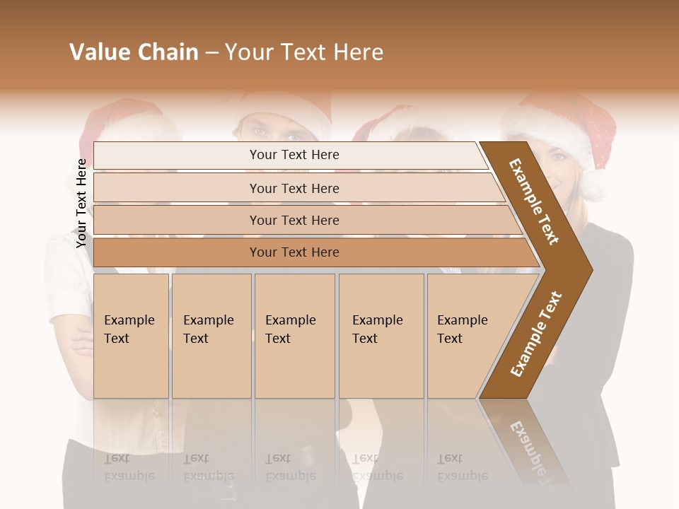 Team Attractive Teamwork PowerPoint Template