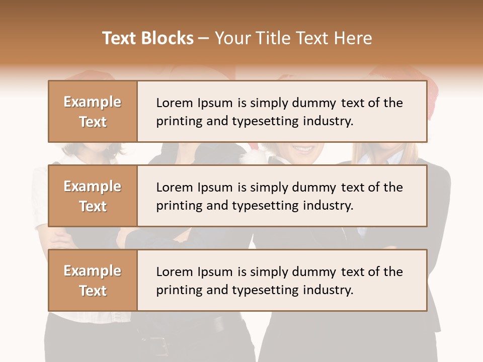 Team Attractive Teamwork PowerPoint Template