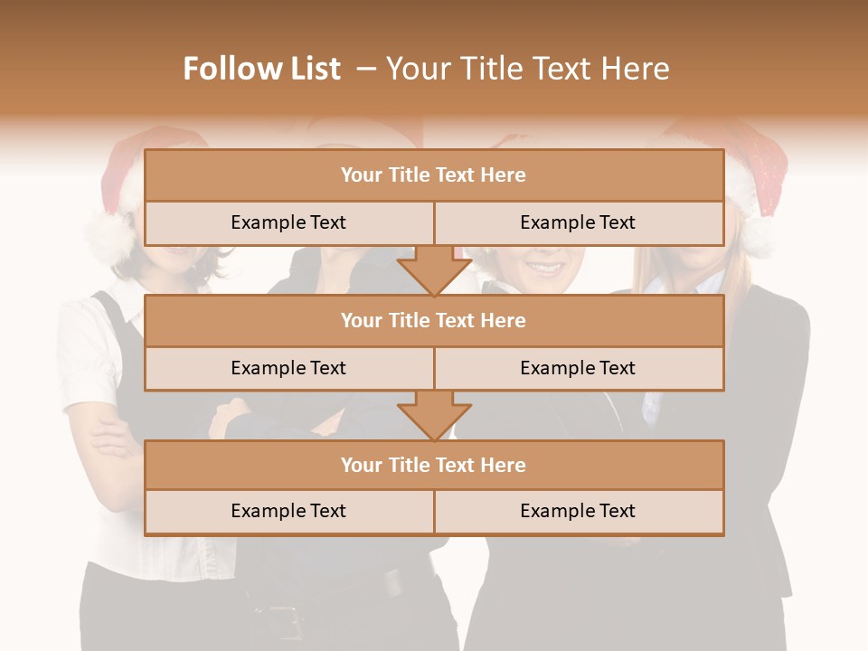 Team Attractive Teamwork PowerPoint Template