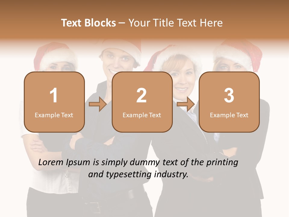 Team Attractive Teamwork PowerPoint Template