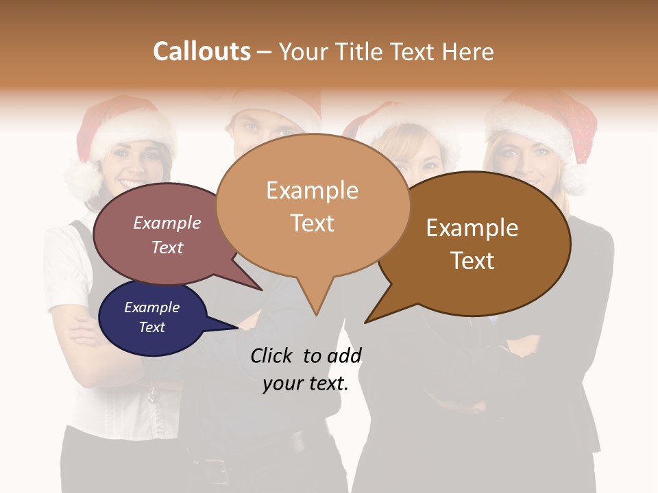 Team Attractive Teamwork PowerPoint Template