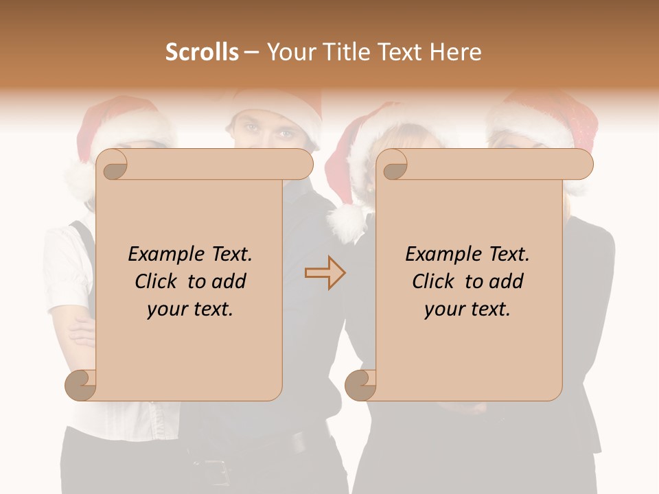Team Attractive Teamwork PowerPoint Template