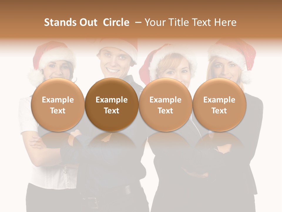 Team Attractive Teamwork PowerPoint Template