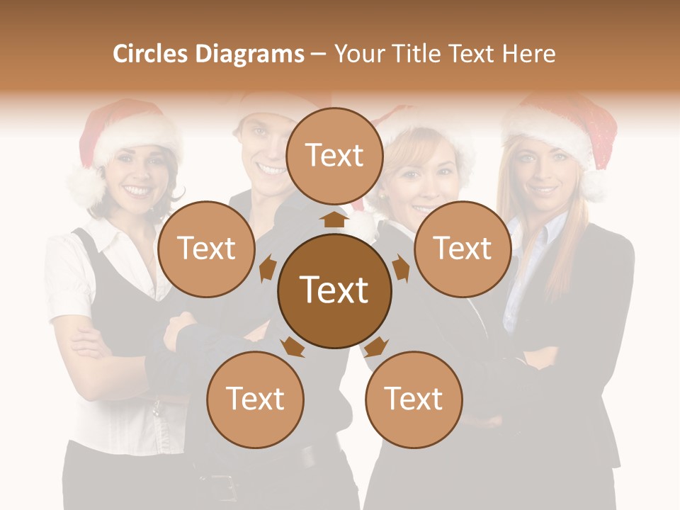 Team Attractive Teamwork PowerPoint Template