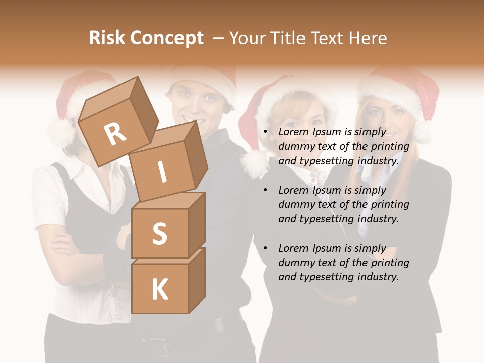 Team Attractive Teamwork PowerPoint Template