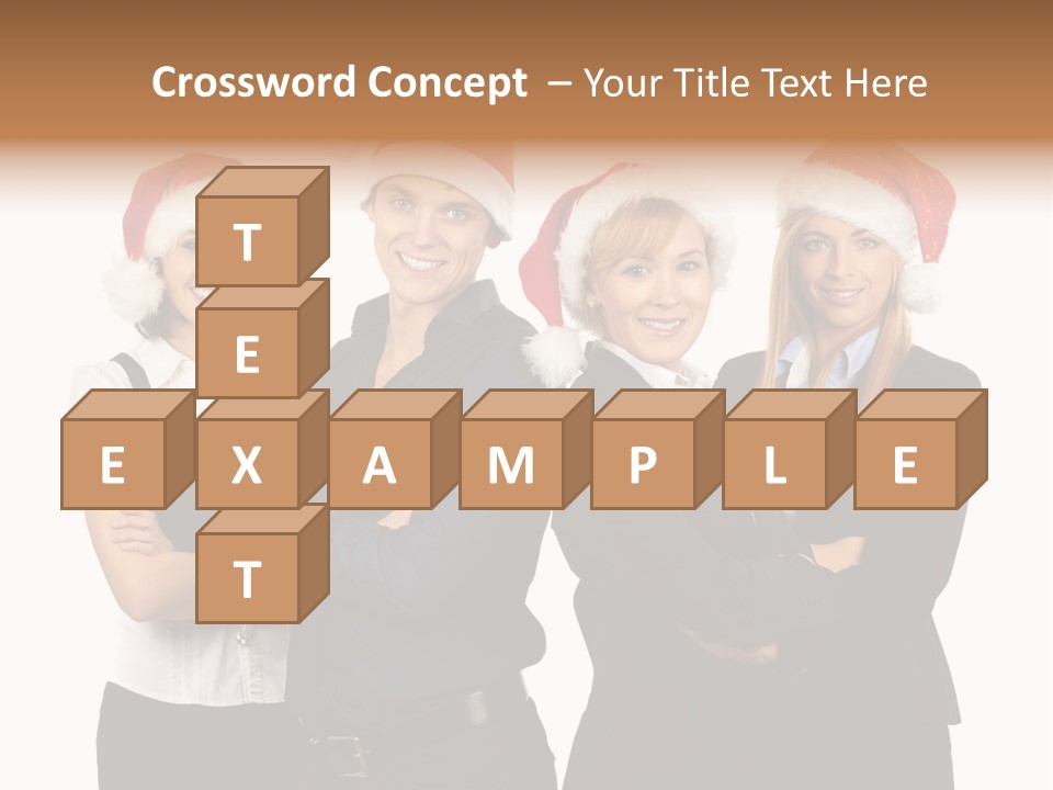 Team Attractive Teamwork PowerPoint Template