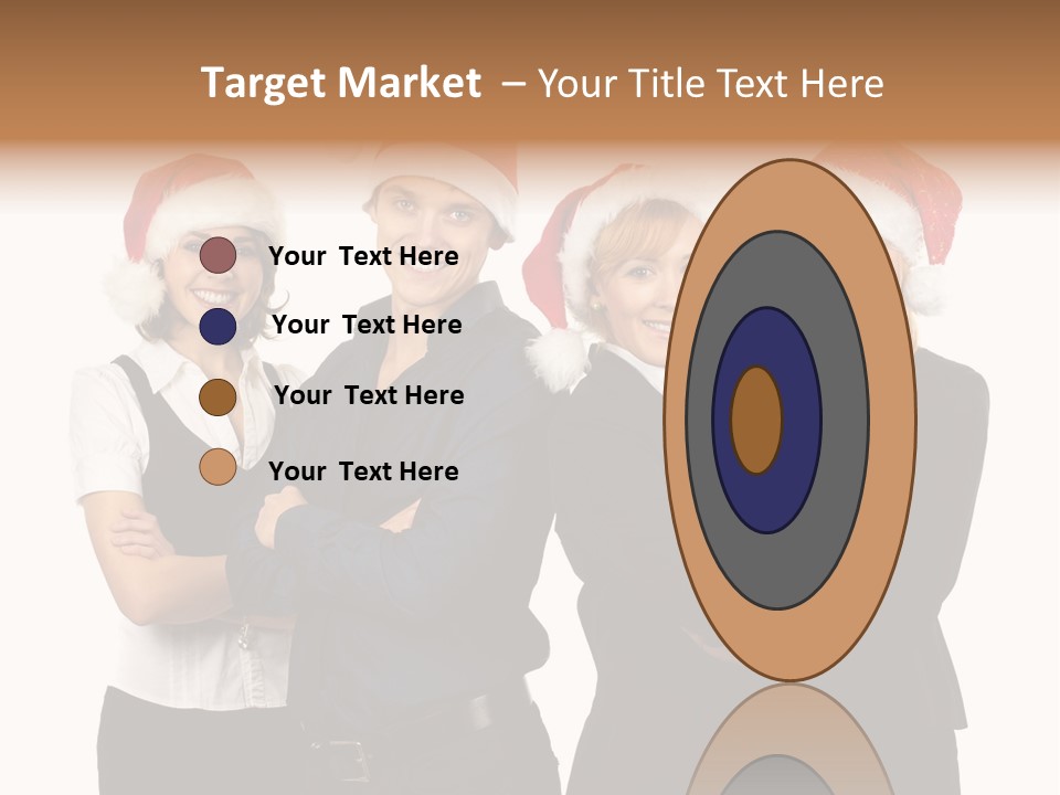 Team Attractive Teamwork PowerPoint Template