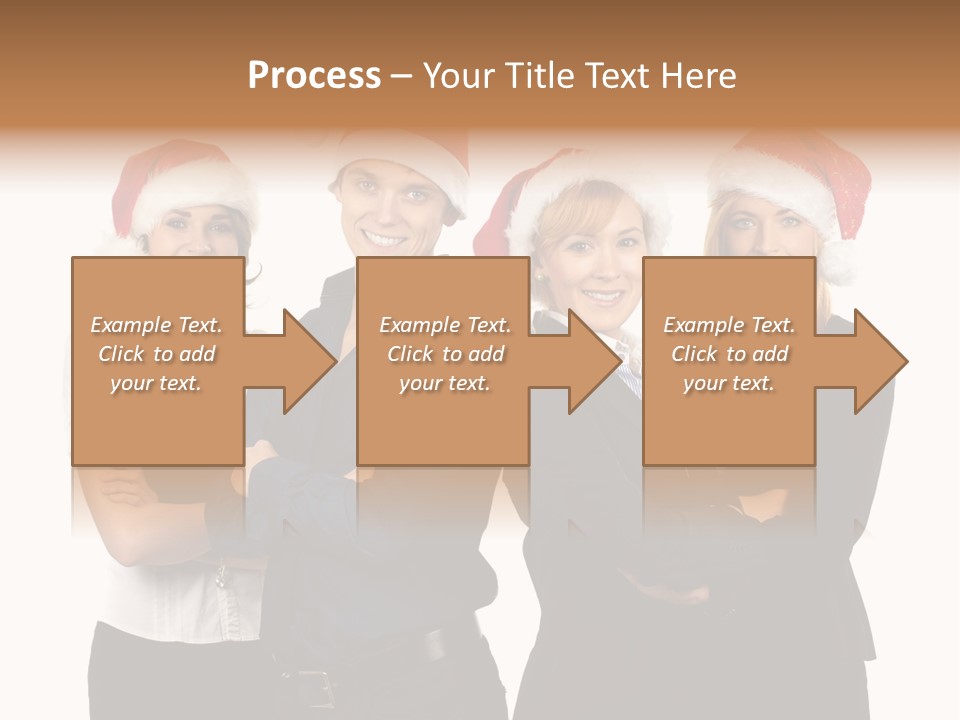 Team Attractive Teamwork PowerPoint Template