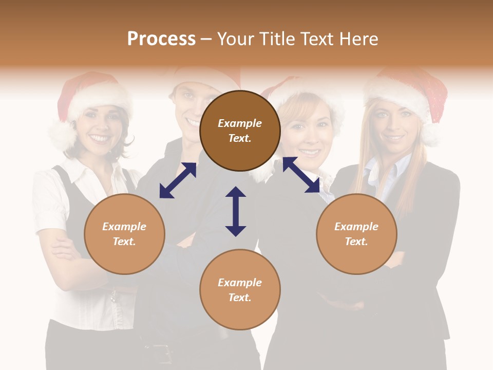 Team Attractive Teamwork PowerPoint Template