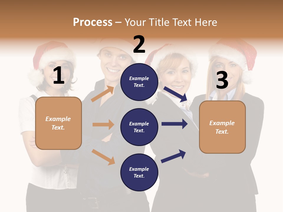 Team Attractive Teamwork PowerPoint Template