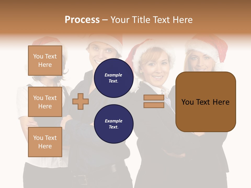 Team Attractive Teamwork PowerPoint Template