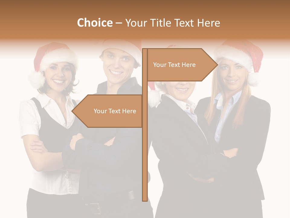 Team Attractive Teamwork PowerPoint Template