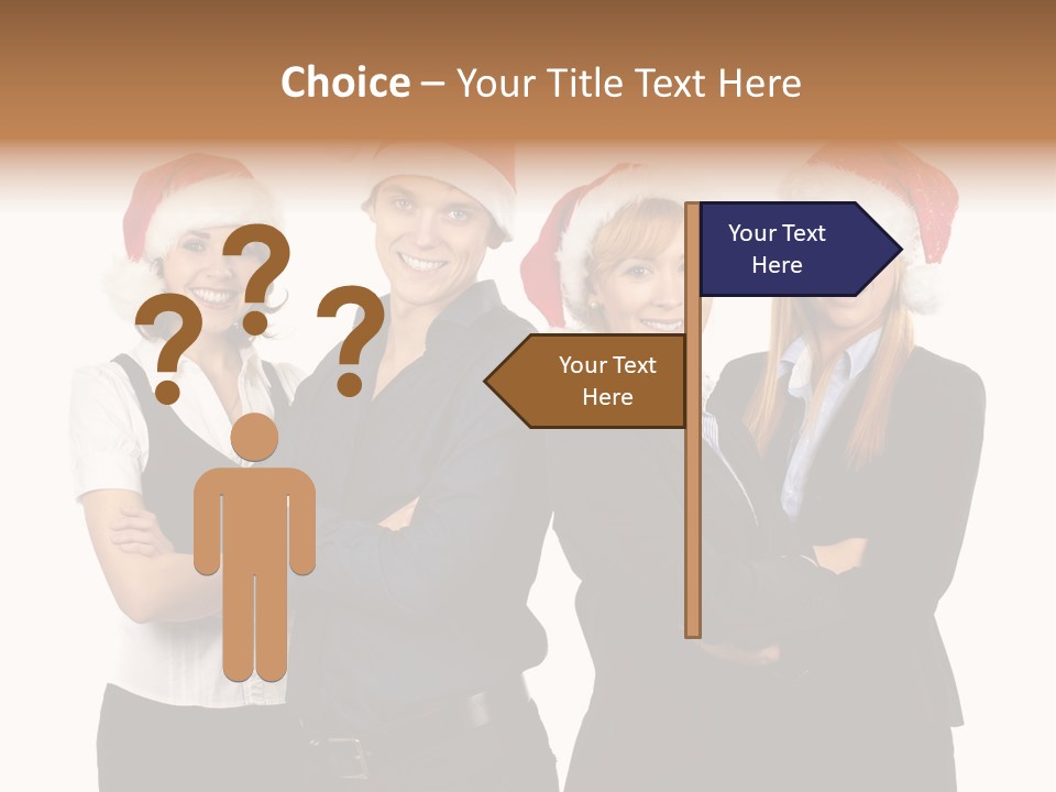 Team Attractive Teamwork PowerPoint Template