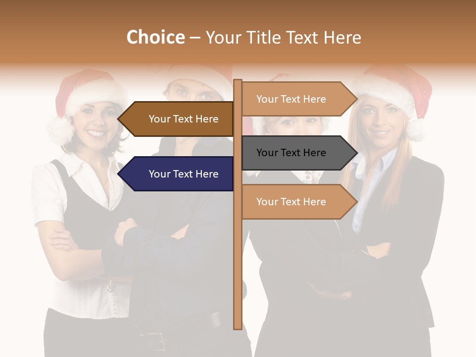 Team Attractive Teamwork PowerPoint Template