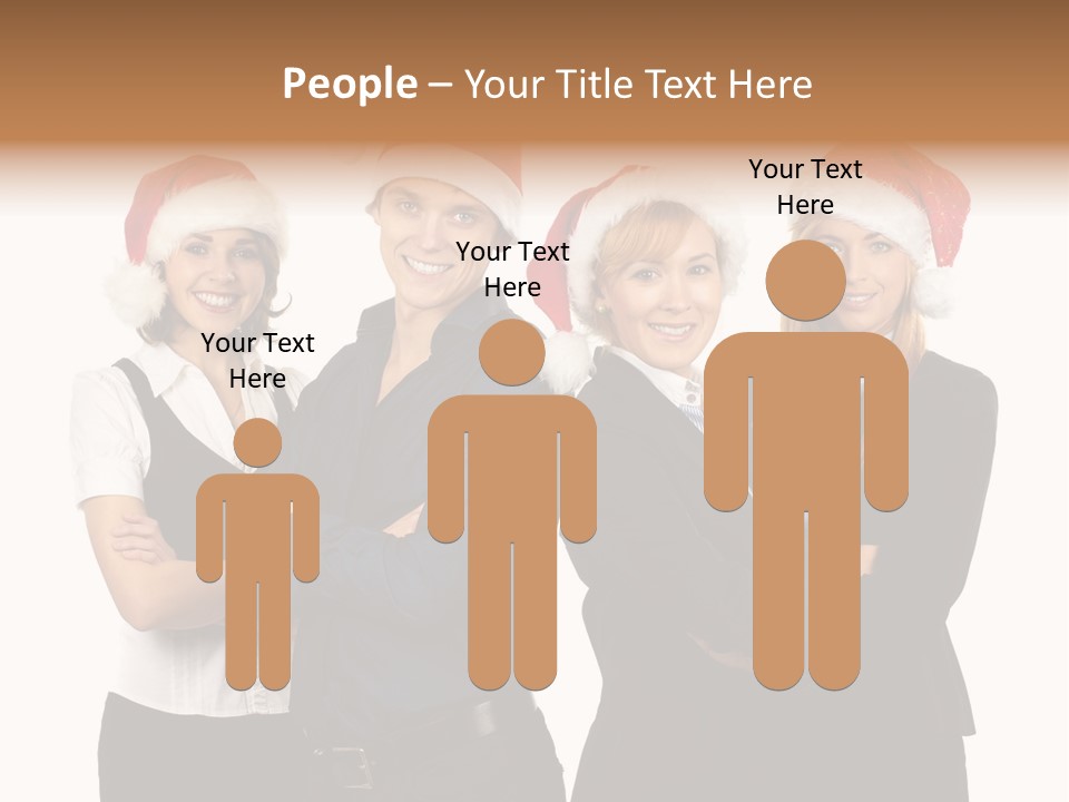 Team Attractive Teamwork PowerPoint Template