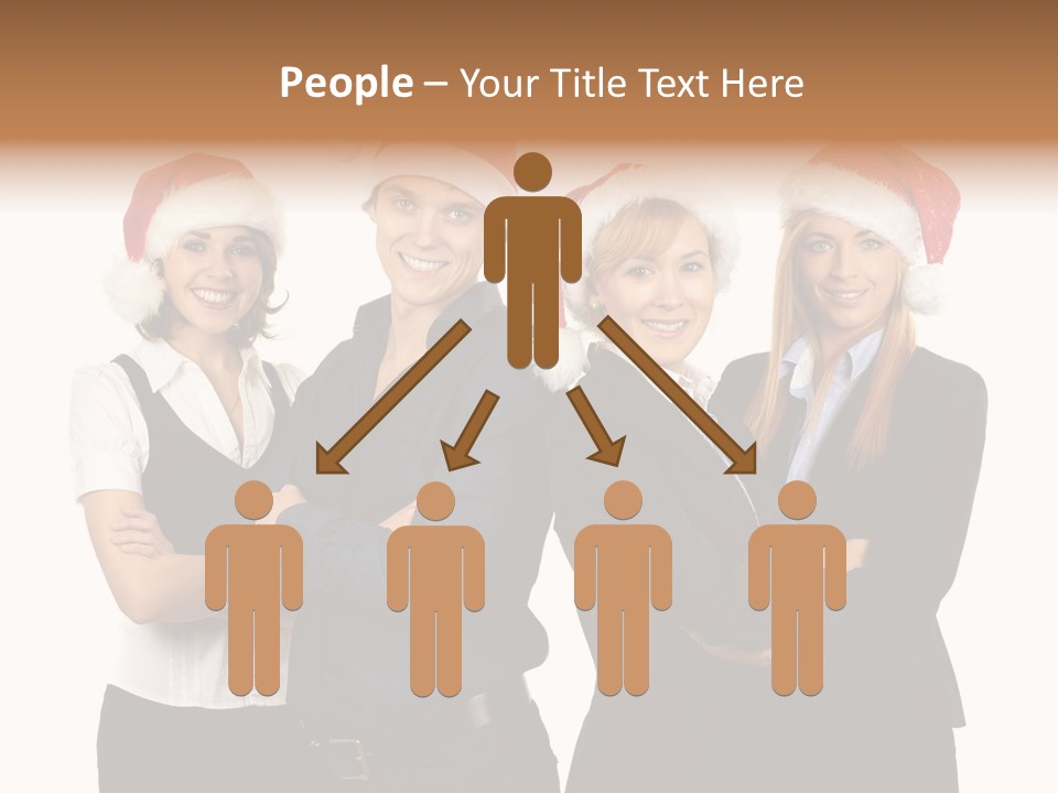 Team Attractive Teamwork PowerPoint Template