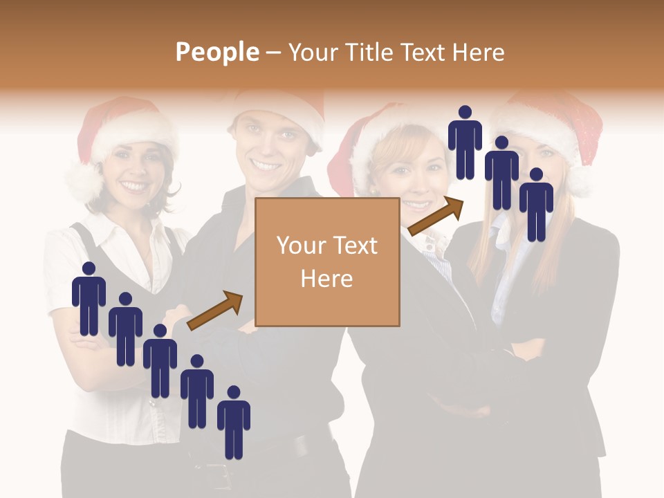 Team Attractive Teamwork PowerPoint Template